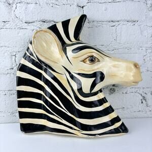 Zebra Paper Mache Wall Art